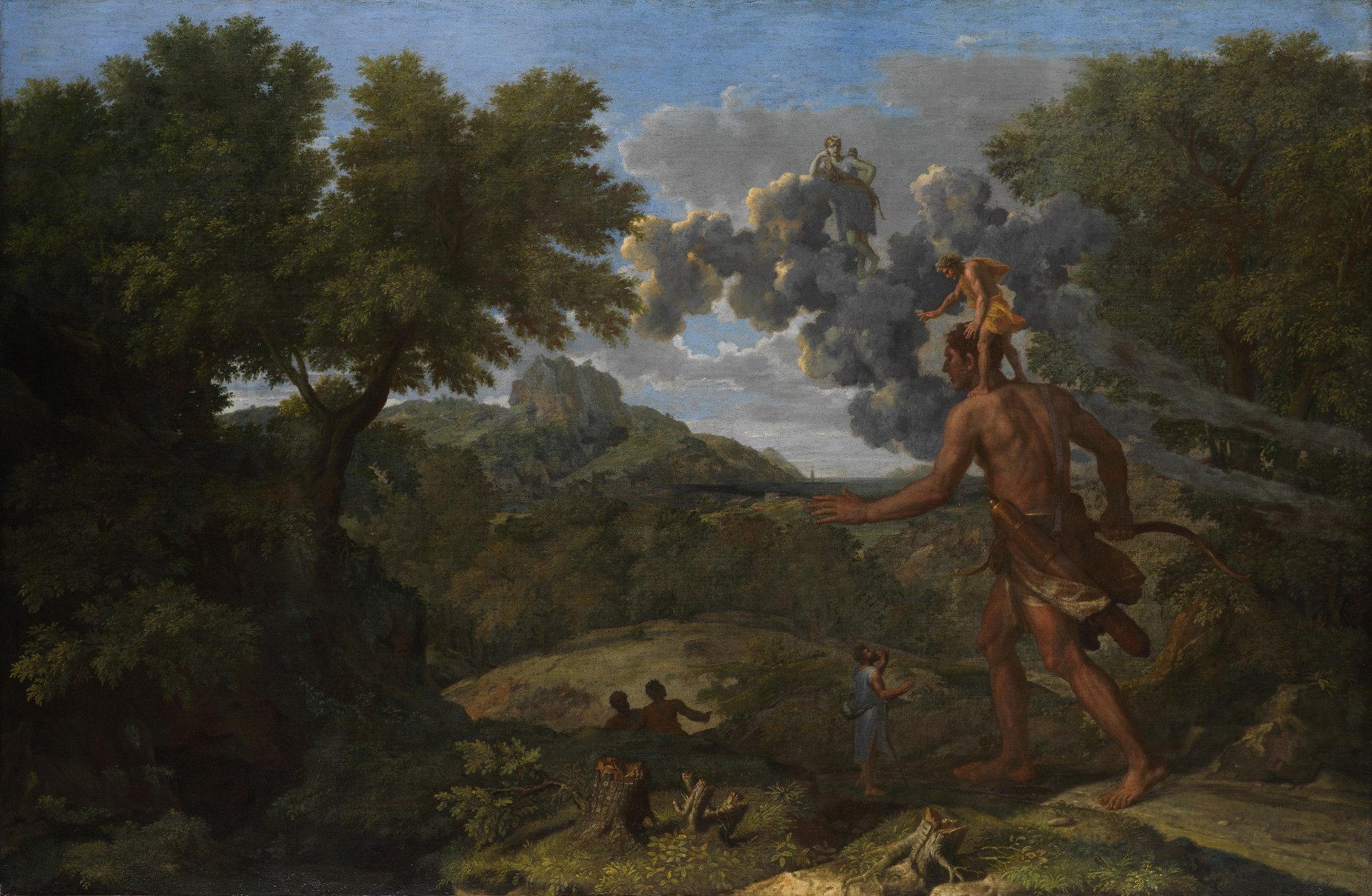 Nicolas Poussin, Blind Orion Searching for the Rising Sun, cover artwork for Visa From BankAmericard to Onchain Money