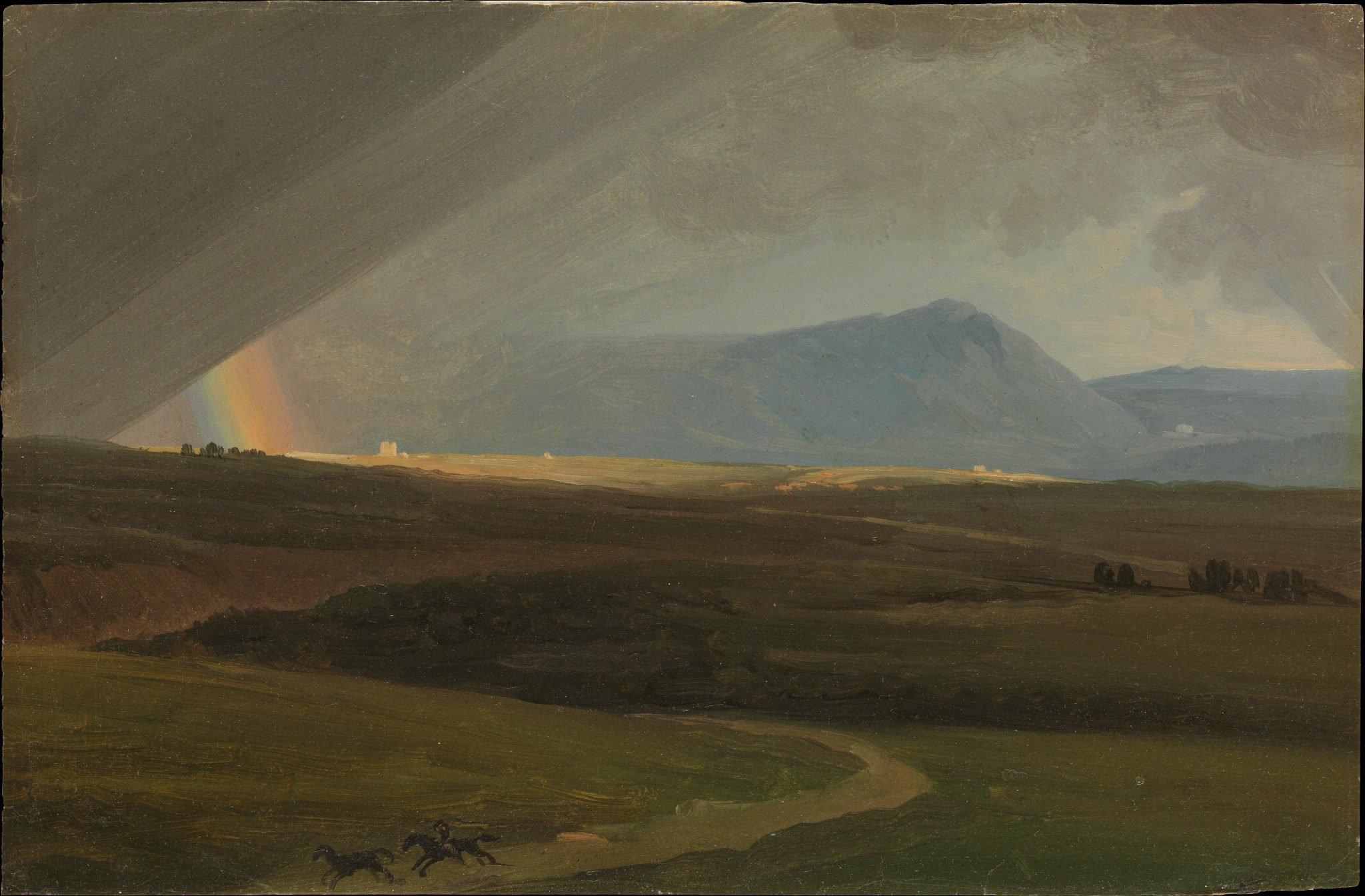 Simon Denis, Landscape near Rome during a Storm, cover artwork for What Justifies Rain’s $1.95B+ Valuation?